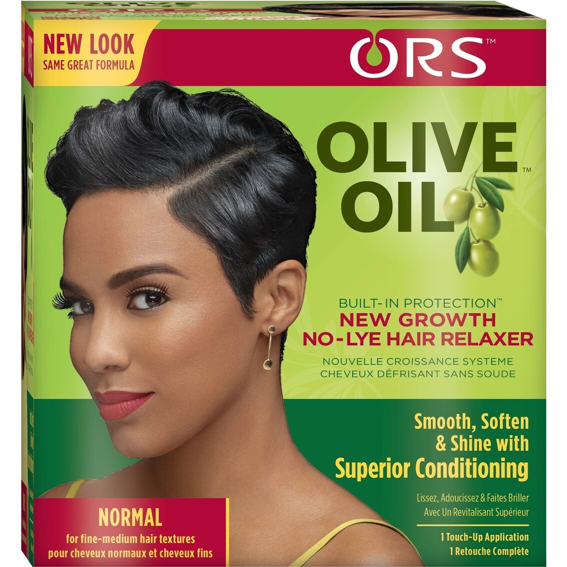 ORS Olive Oil New Growth No-Lye Hair Relaxer Normal - 1 Touch Up Application