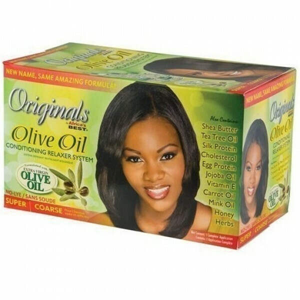 AFRICA&#39;S BEST ORIGINALS OLIVE OIL CONDITIONING RELAXER SUPER - 1 APPLICATION