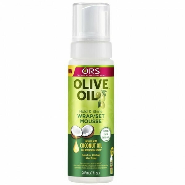 ORS Olive Oil Hold &amp; Shine Wrap/Set Mousse 7oz