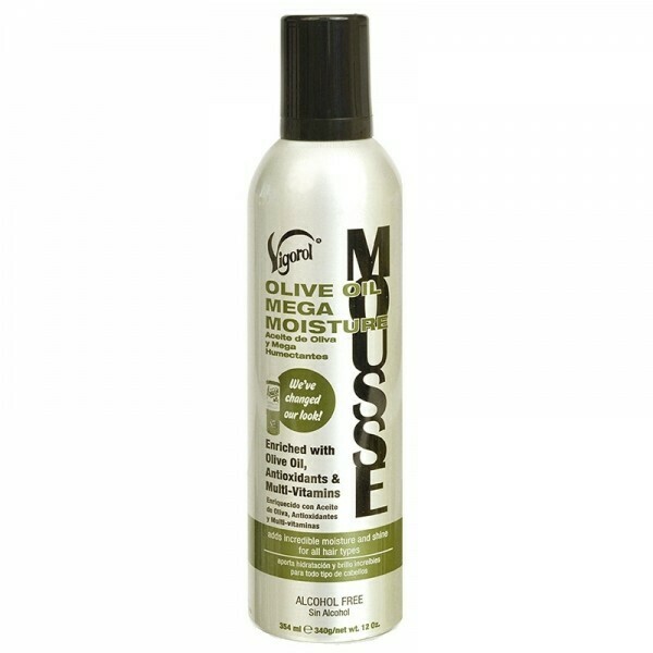 Vigorol Olive Oil Mega Moisture Mousse 12oz