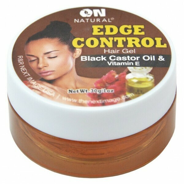 ON NATURAL EDGE CONTROL - BLACK CASTOR OIL &amp; VITAMIN E 1oz, SIZE: 1oz