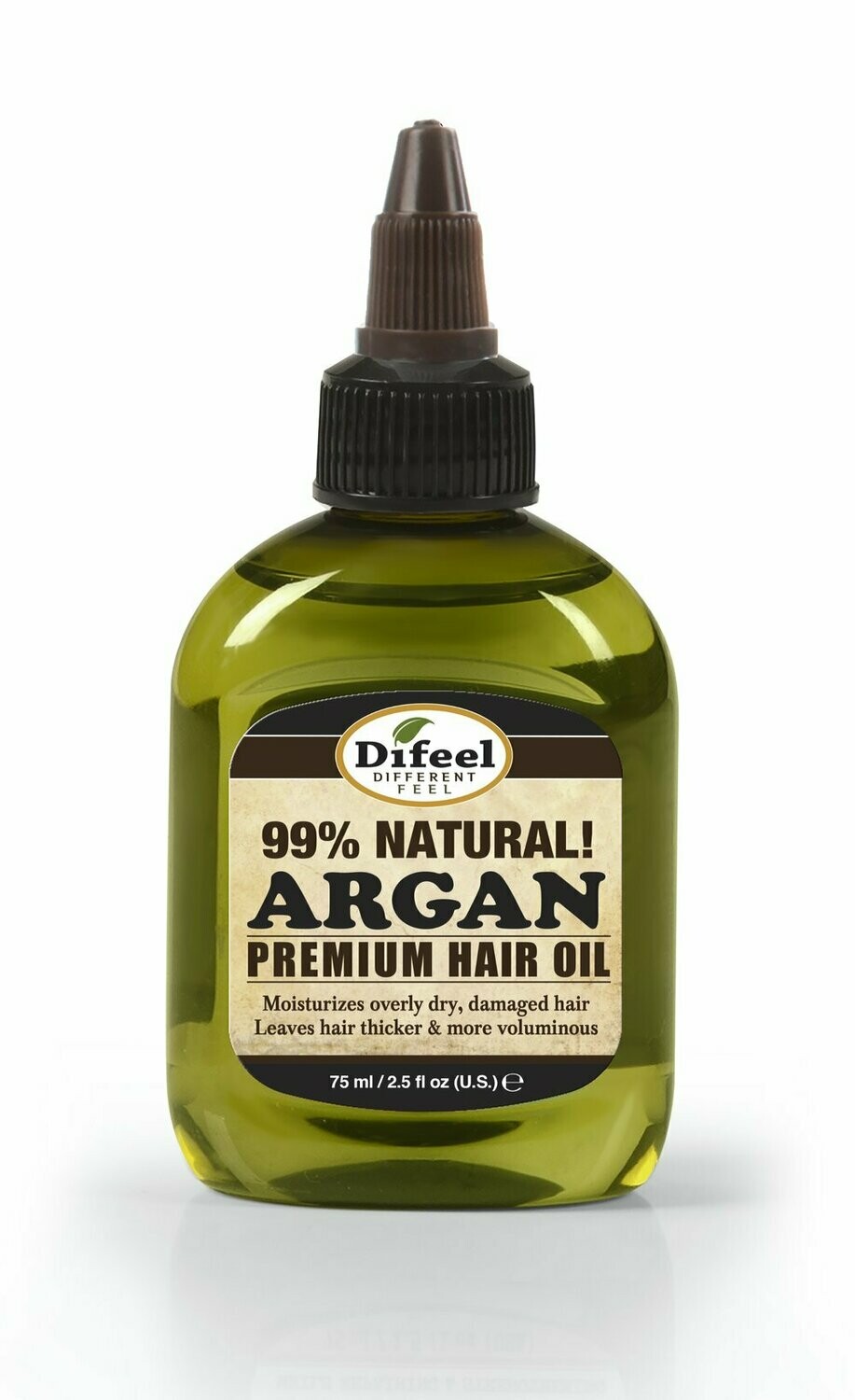 DIFEEL PREMIUM 99% NATURAL HAIR OIL 2.5oz - ARGAN OIL