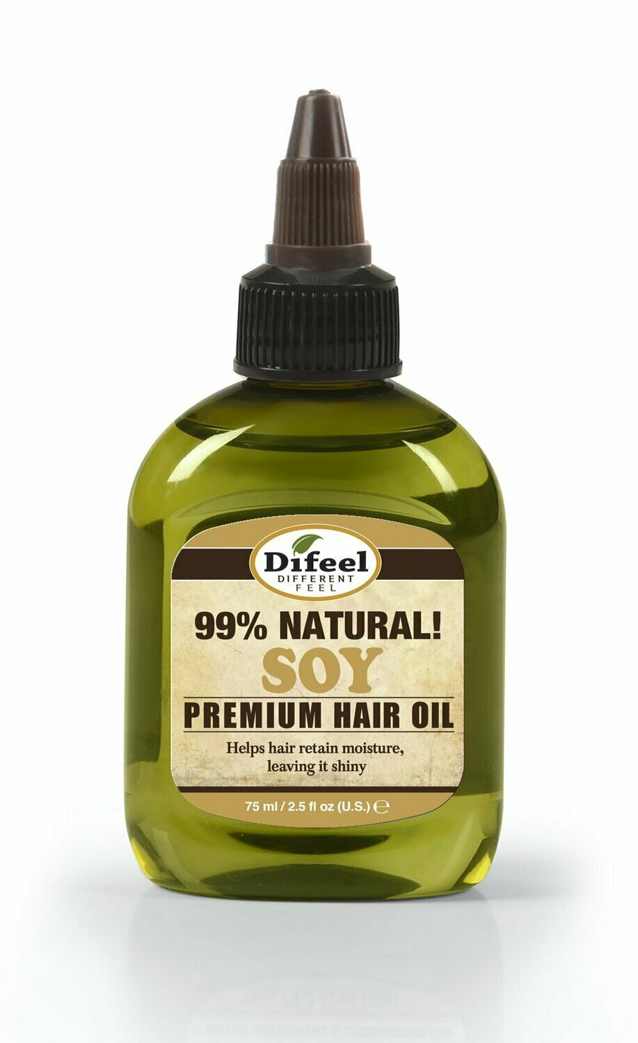 Difeel Premium 99% Natural Hair Oil 2.5oz - Soy Oil