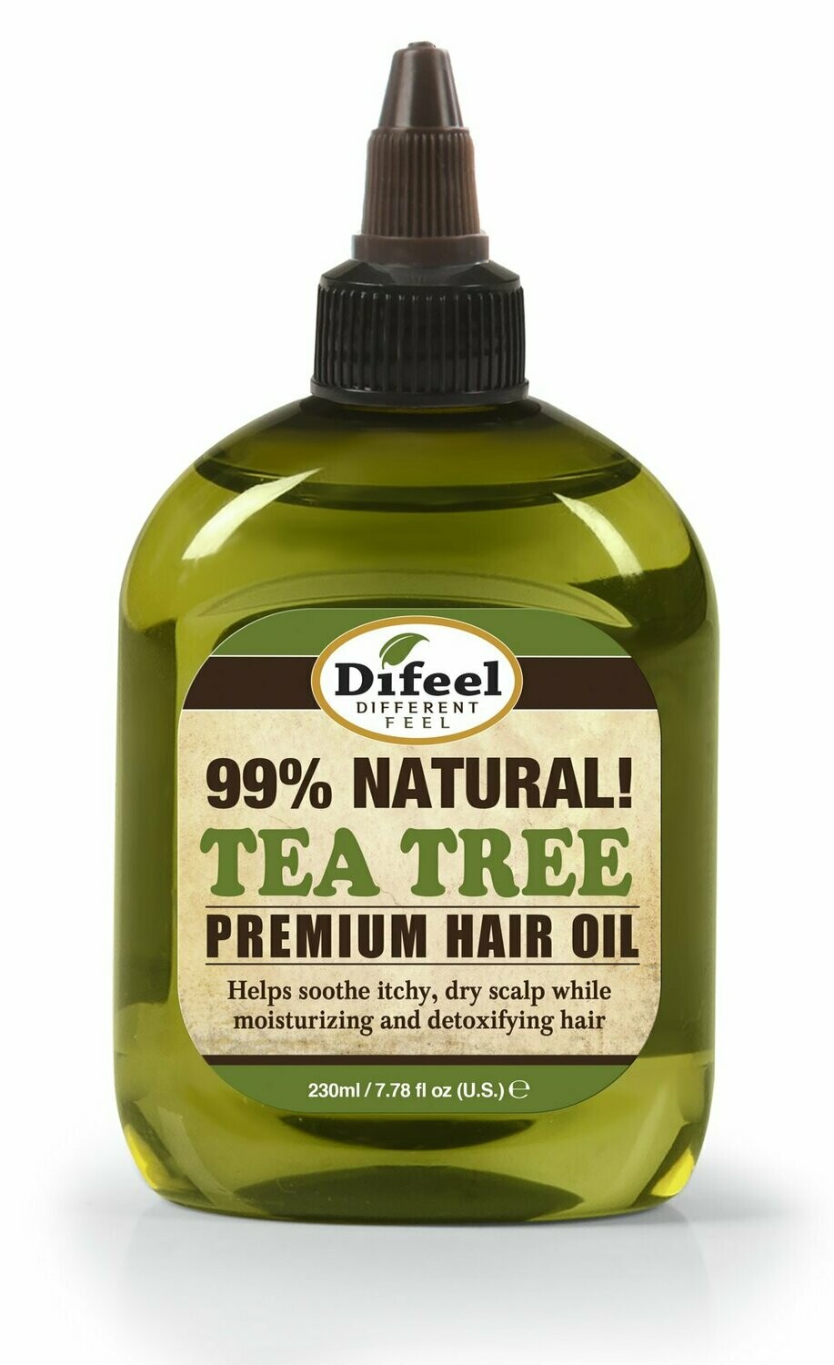 DIFEEL PREMIUM 99% NATURAL HAIR OIL 2.5oz  - TEA TREE