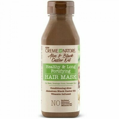 Creme of Nature Aloe &amp; Black Castor Oil Healthy &amp; Long Hair Mask 12oz
