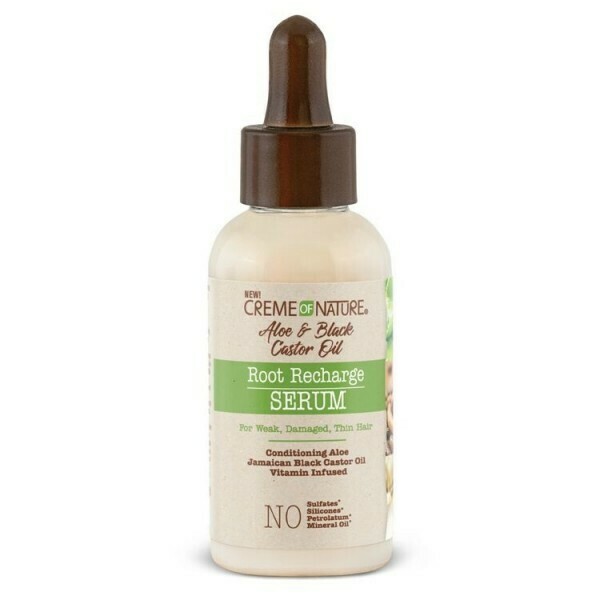 Creme of Nature Aloe &amp; Black Castor Oil Root Recharge Serum 1.7oz