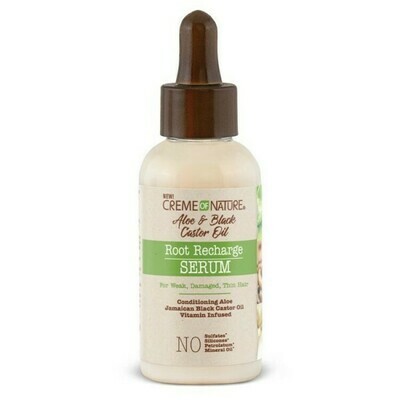 Creme of Nature Aloe &amp; Black Castor Oil Root Recharge Serum 1.7oz
