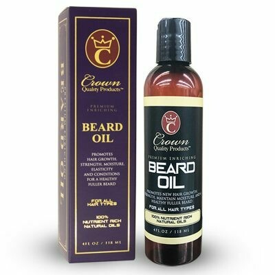 CROWN QUALITY PRODUCTS BEARD OIL 4oz