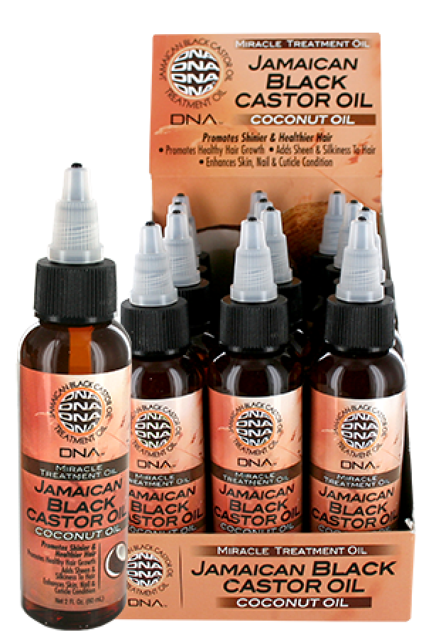 DNA JAMAICAN BLACK CASTOR OIL - COCONUT OIL 4oz, SIZE: 2oz