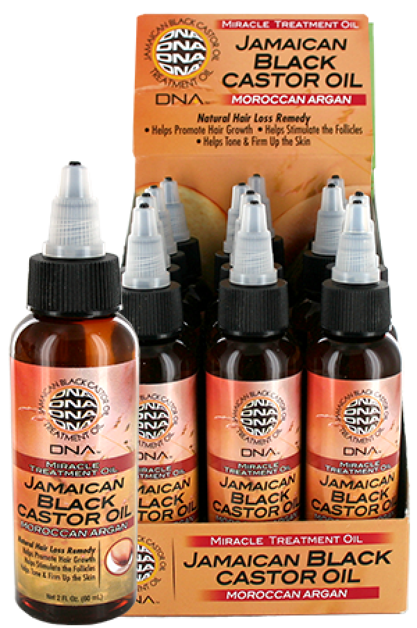 DNA JAMAICAN BLACK CASTOR OIL - MOROCCAN ARGAN 4oz, SIZE: 2oz
