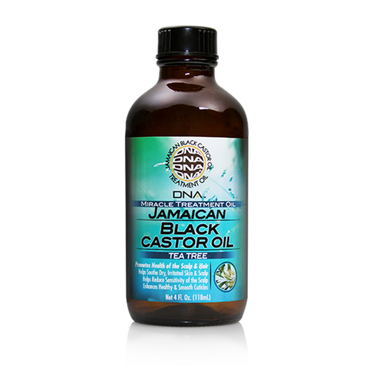 DNA JAMAICAN BLACK CASTOR OIL - TEA TREE 4oz