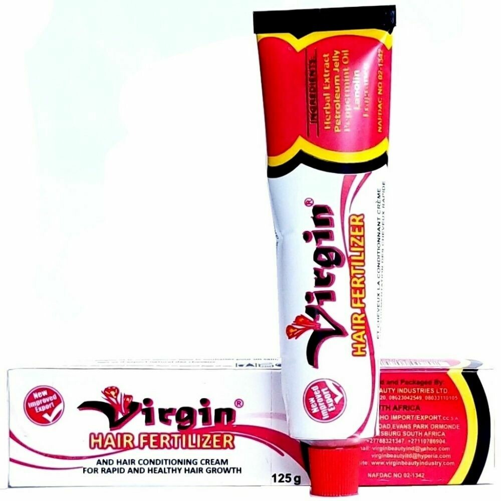 VIRGIN HAIR FERTILIZER ANTI DANDRUFF AND HAIR CONDITIONING CREAM 125g - 1 PACK