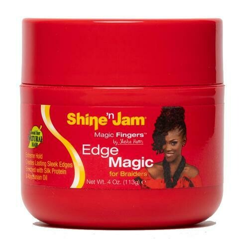 Ampro Shine &#39;n Jam Magic Fingers Edge Magic For Braiders 4oz