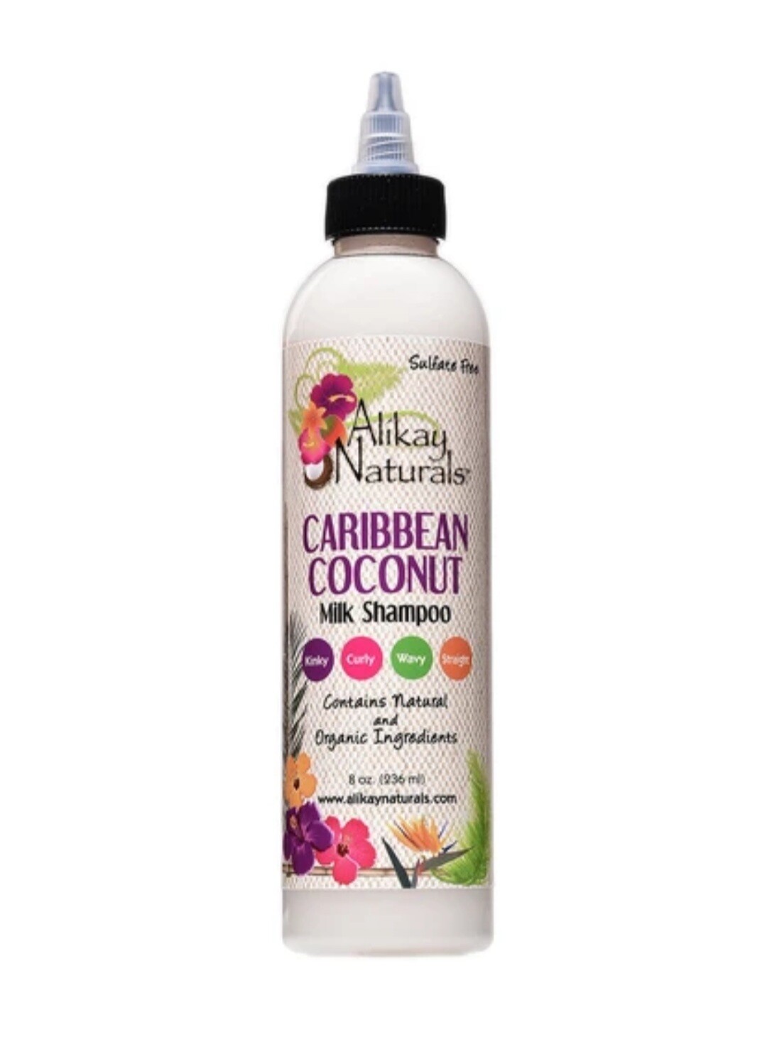 ALIKAY NATURALS CARIBBEAN COCONUT MILK SHAMPOO 8oz