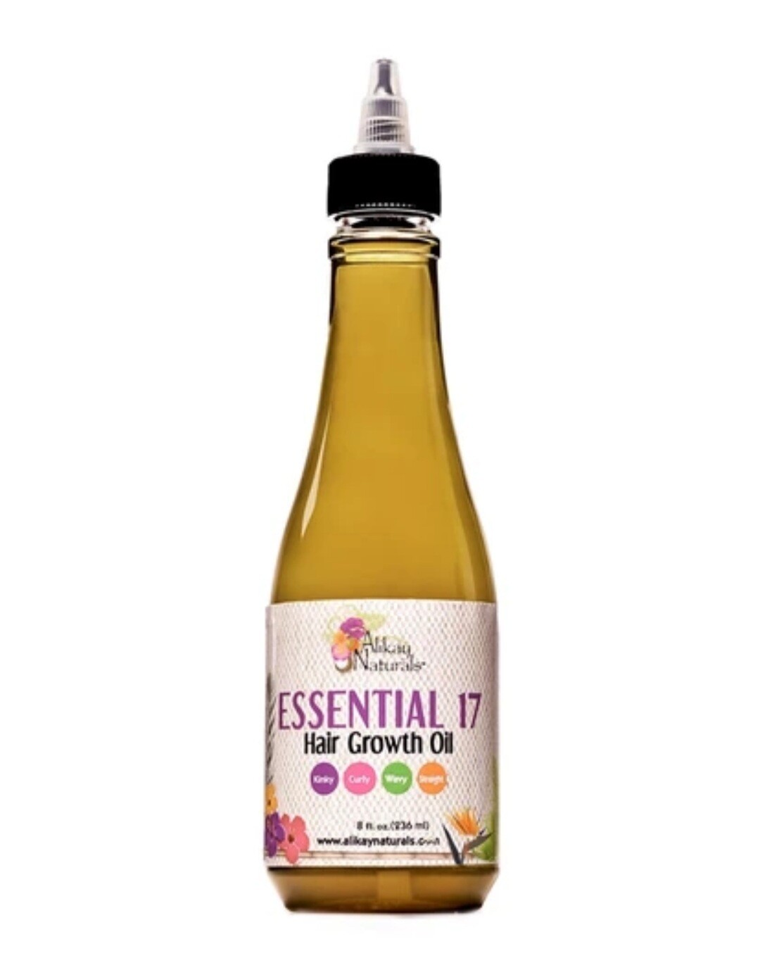 ALIKAY NATURALS ESSENTIAL 17 HAIR GROWTH OIL 8oz