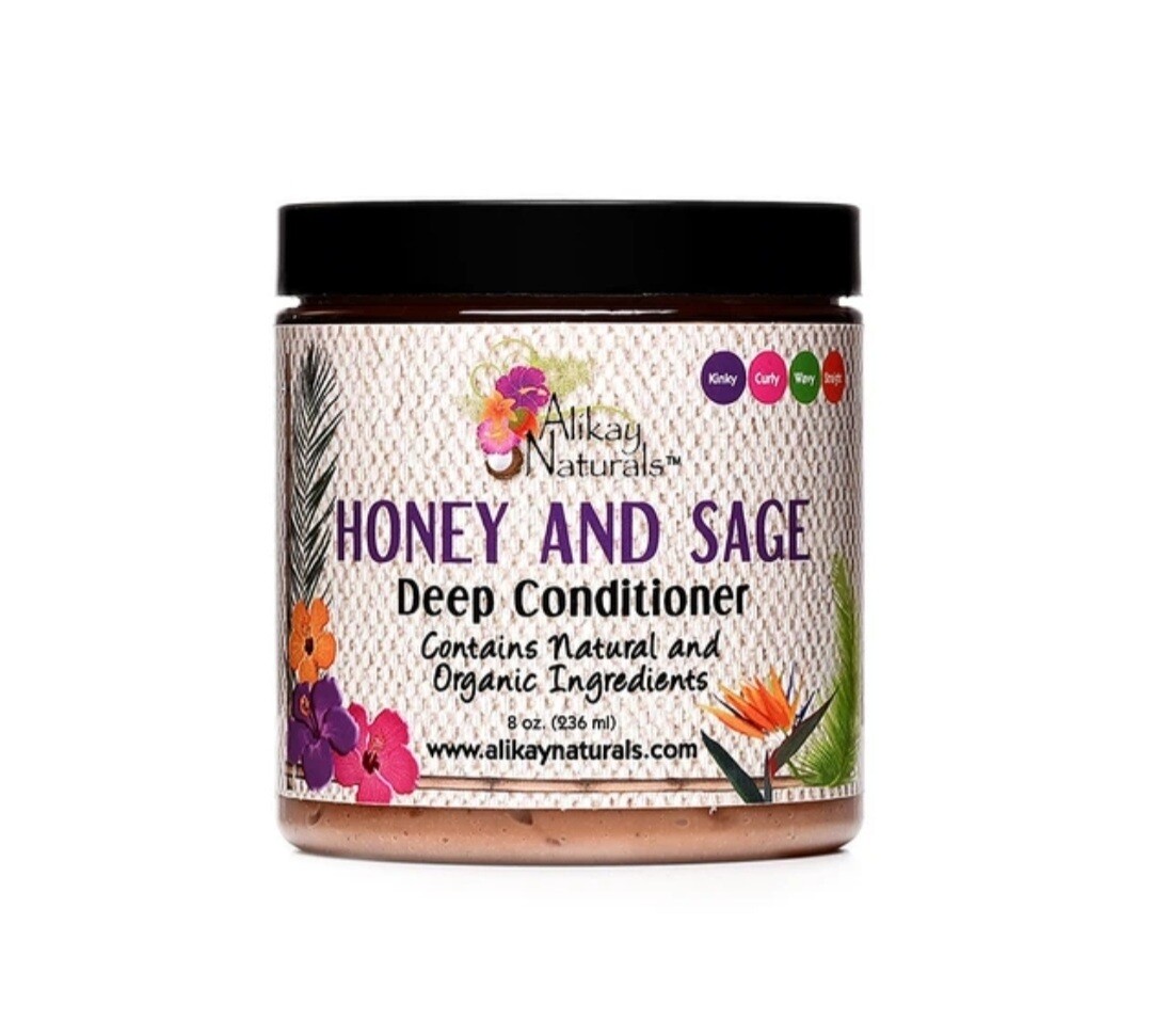 ALIKAY NATURALS HONEY AND SAGE DEEP CONDITIONER 8oz