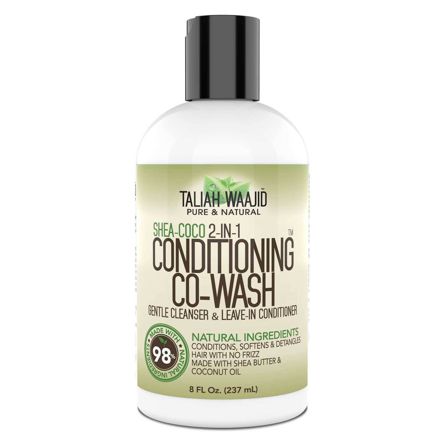 TALIAH WAAJID PURE &amp; NATURAL SHEA-COCO 2-N-1 CONDITIONING CO-WASH 8oz