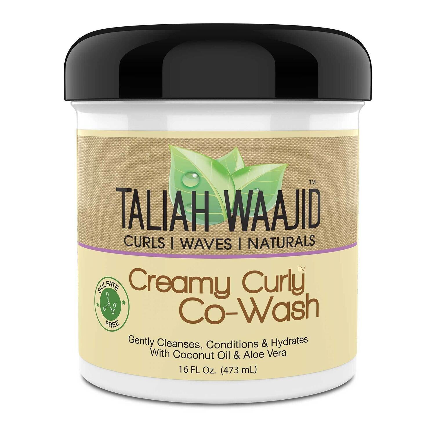 Taliah Waajid Curls,Waves &amp; Naturals Creamy Curly Co-Wash 16oz