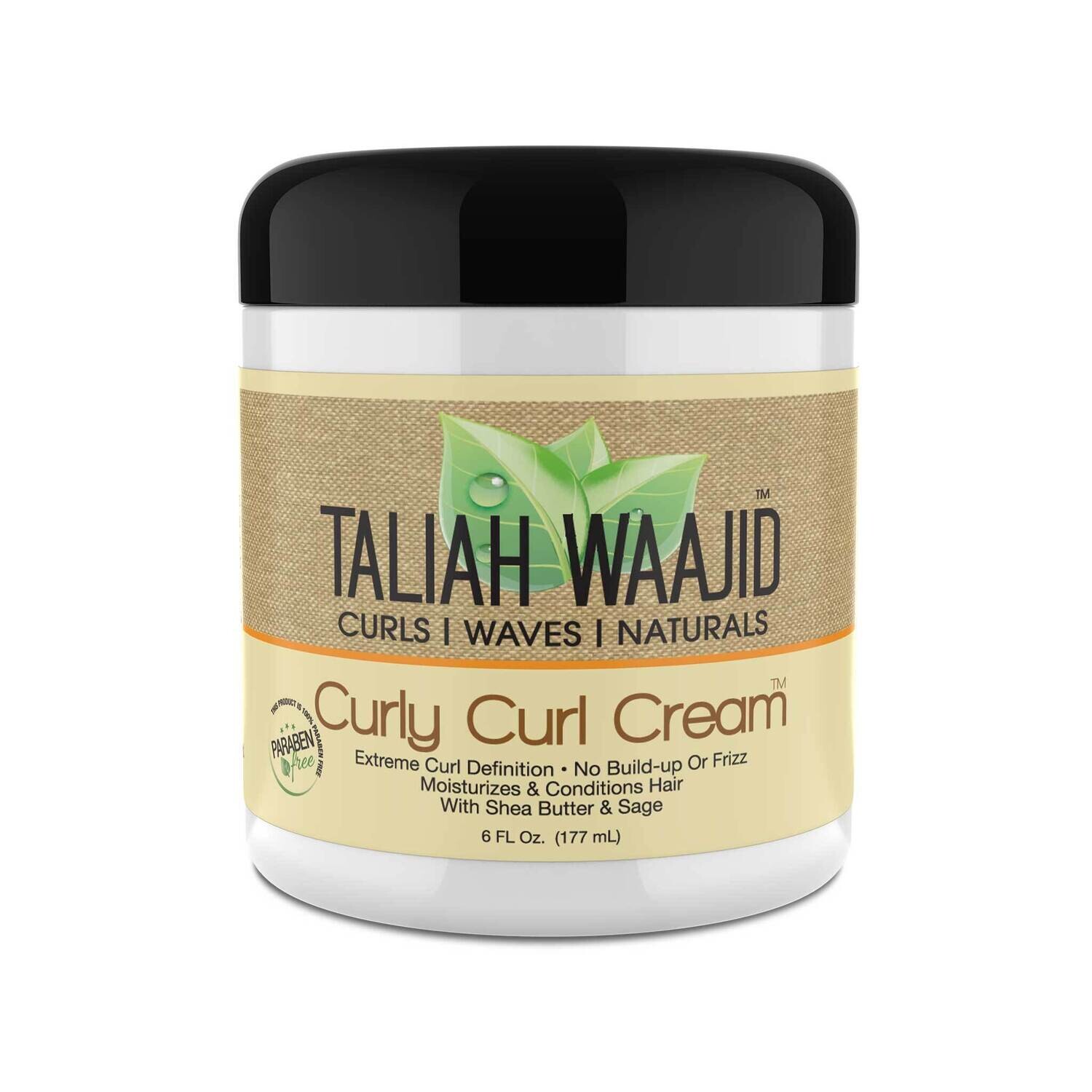 Taliah Waajid Curls,Waves &amp; Naturals Curly Curl Cream 6oz