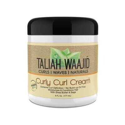 Taliah Waajid Curls,Waves &amp; Naturals Curly Curl Cream 6oz