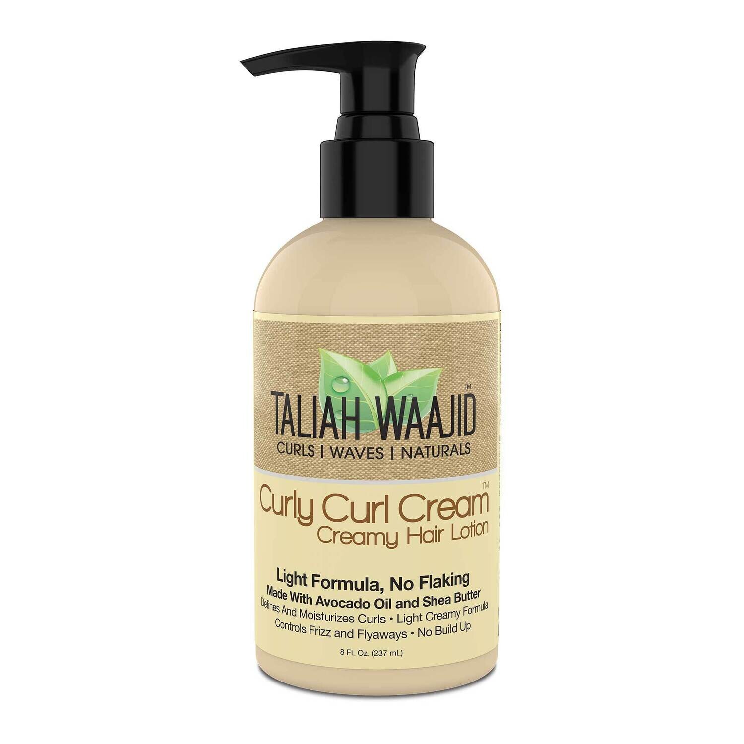 TALIAH WAAJID CURLS,WAVES &amp; NATURALS CURLY CURL CREAM CREAMY HAIR LOTION 8oz
