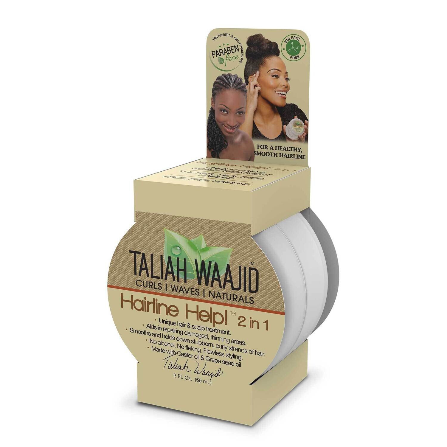TALIAH WAAJID CURLS,WAVES &amp; NATURALS HAIRLINE HELP! 2 IN 1 2oz