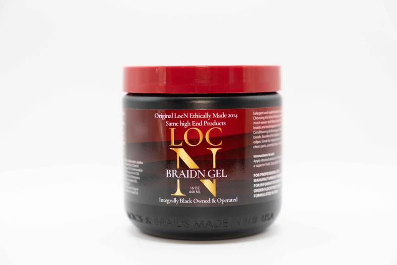 Loc N Braiding Gel 4oz/8oz/16oz, Size: 16oz