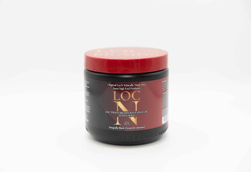 Loc N Loc Twists Braids Wave Edge Gel Extra Hold 4oz/8oz/16oz - Original, Size: 16oz