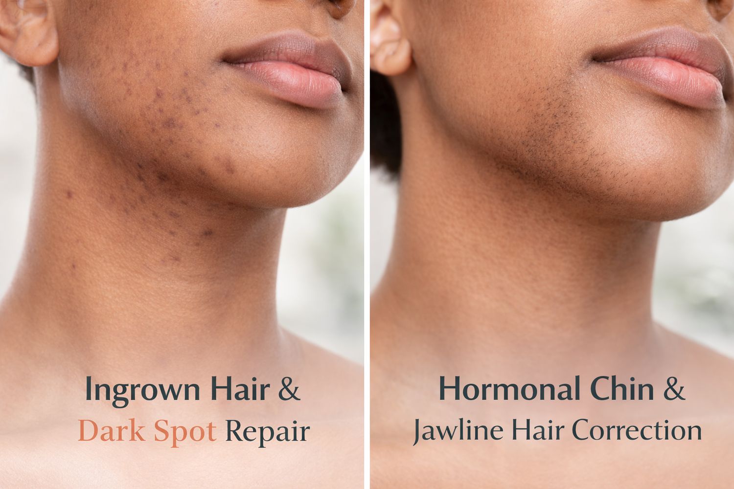 Hormonal Chin &amp; Jawline Hair Correction (Laser Treatment)