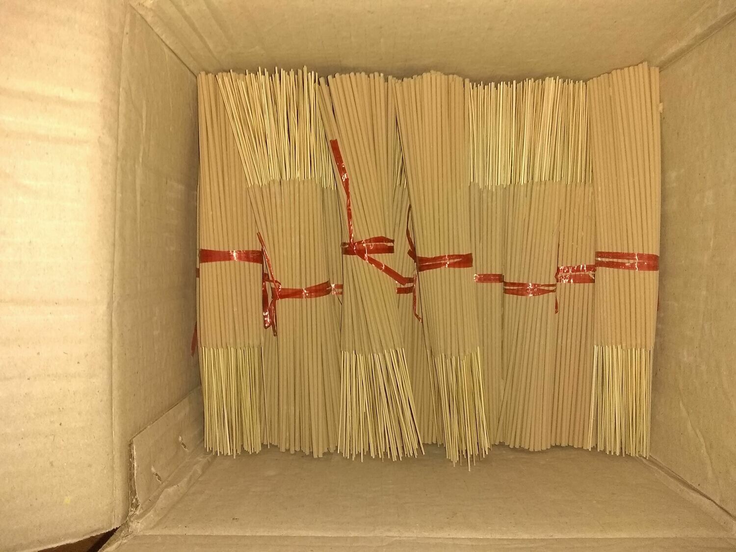 UNSCENTED 11&quot; inch incense punks 100, 500, 1000 or 5000 - Natural wood brown