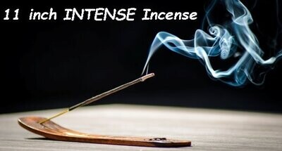 11&quot; Natural INTENSE INCENSE Sticks - Slow Burning INTENSE INCENSE