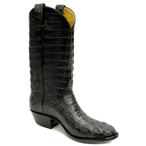 Top & Bottom Caiman Crocodile Cowboy Boots