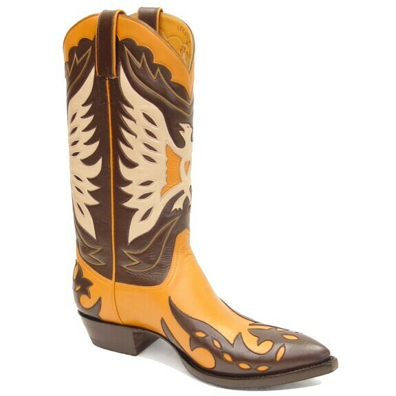 Golden Eagle Cowboy Boots