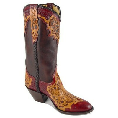 Tristessa Hand-Tooled Cowboy Boots