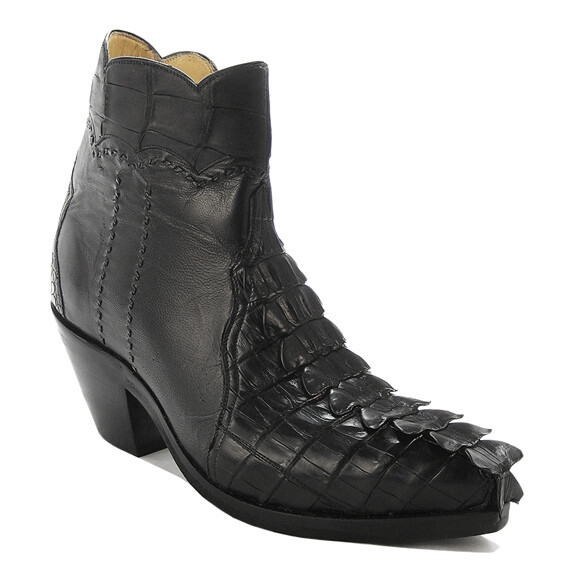 Chainsaw Nile Crocodile Ankle Boots