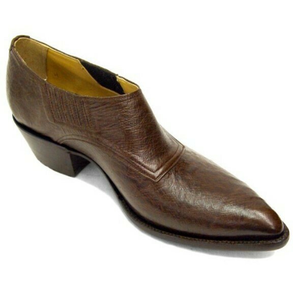 Smooth Ostrich Shoe Boots