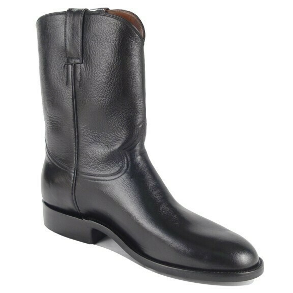 Smooth Cowhide Roper Boots