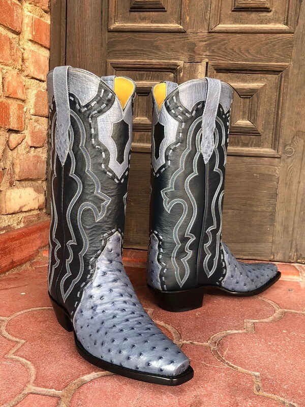 Embarcado Ostrich Cowboy Boots