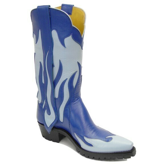 Inferno Flame Motorcycle Boots