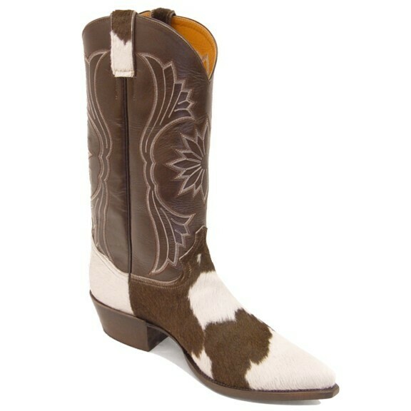 Holstein Hair-On Cowboy Boots