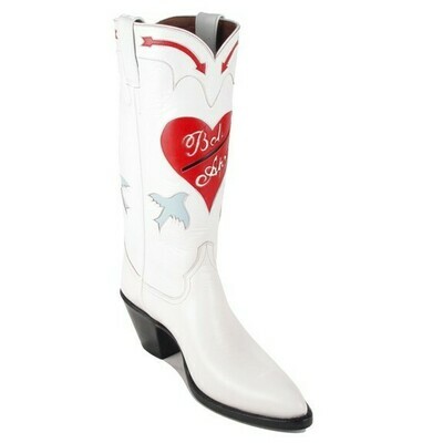 Lovebird Wedding Cowboy Boots