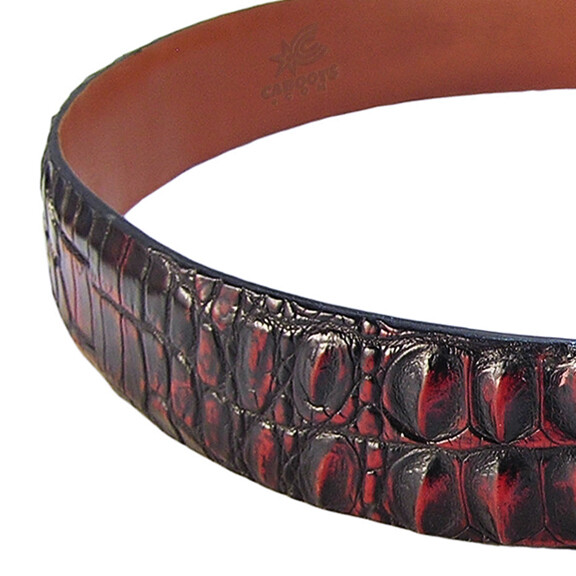 Hell Razor Hornback Nile Crocodile Belt