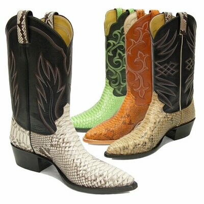 Python Belly Cowboy Boots