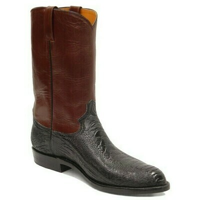 Ostrich Leg Roper Boots