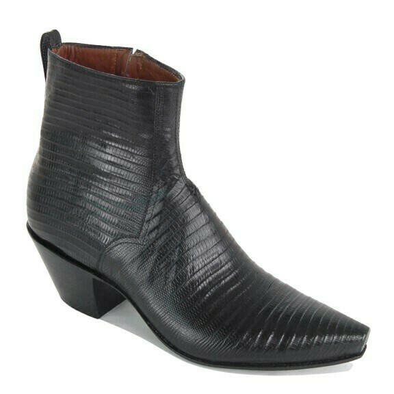 Tejus Lizard Ankle Boots