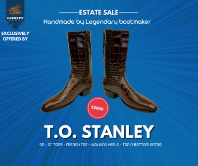 9D T.O. Stanley Estate Sale Genuine Top and Bottom