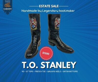 9D T.O. Stanley Estate Sale Sheffield Genuine Bottom