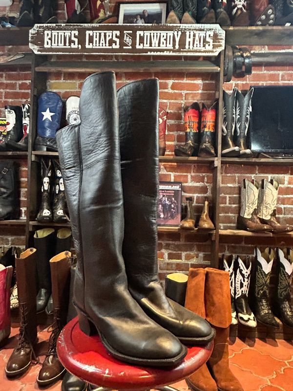 Black CavalryCowboy Boots 11D Closeout