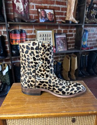 Roper Suede Leopard 9B W Ladies  (Closeout)