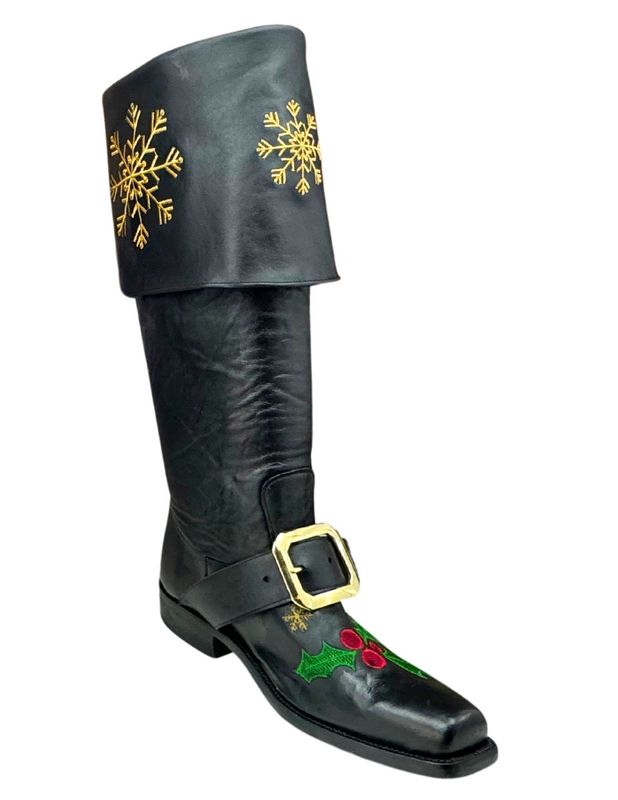 Holly Jolly Santa Boots